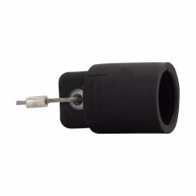 E1016 F PROT CAP W/CORD BK