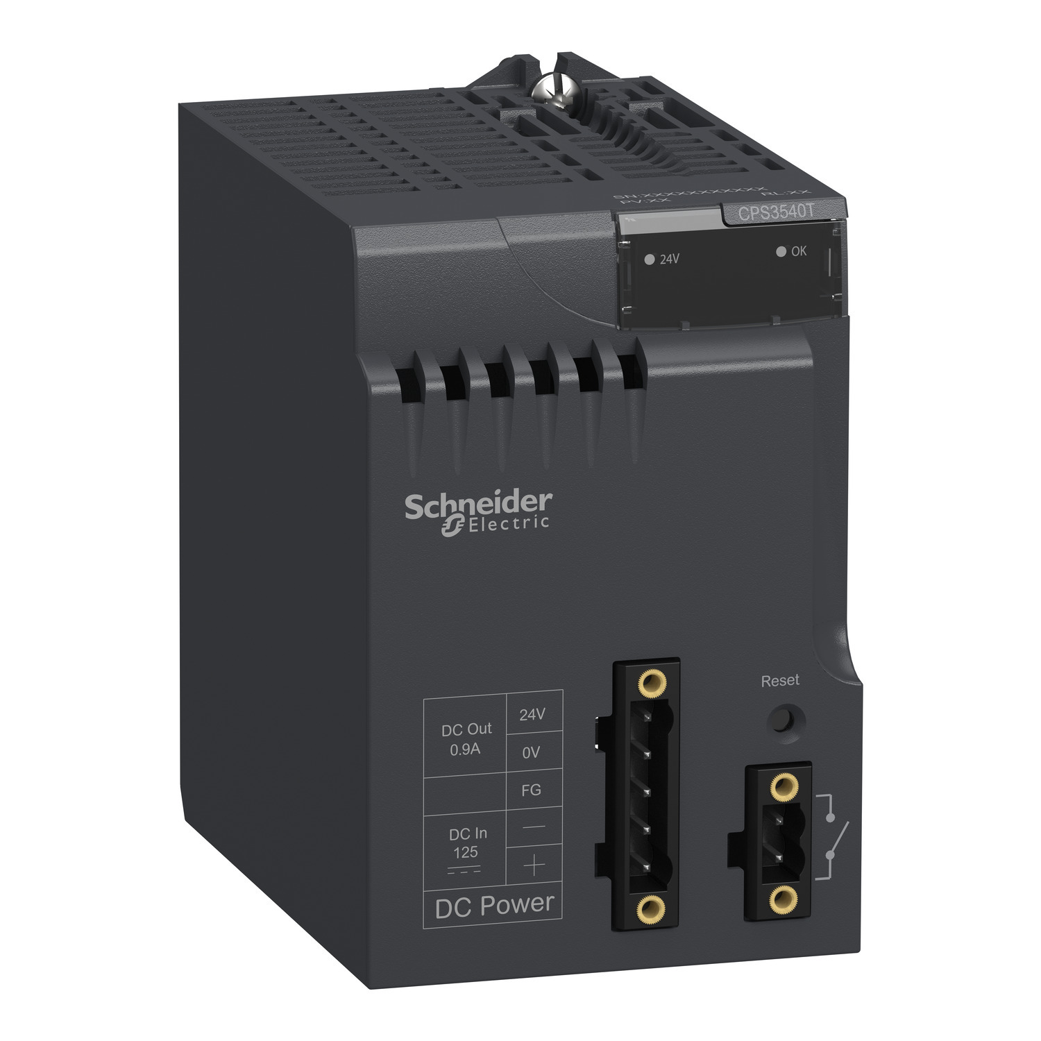 power supply module, Modicon X80, 125V DC, for extended temperature