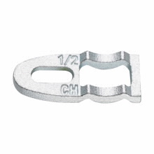 Eaton Crouse-Hinds series CB clampback/spacer, EMT and rigid/IMC, Malleable iron, Hot dip galvanized finish, 1/2"