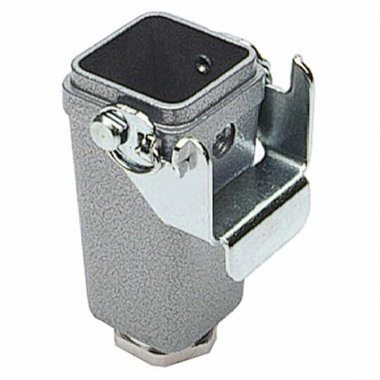 Coupler Hood, Inline, Top Entry, A3/A4, Single Lock Lever System, Metal Levers. Straight. 3/8 inch.
