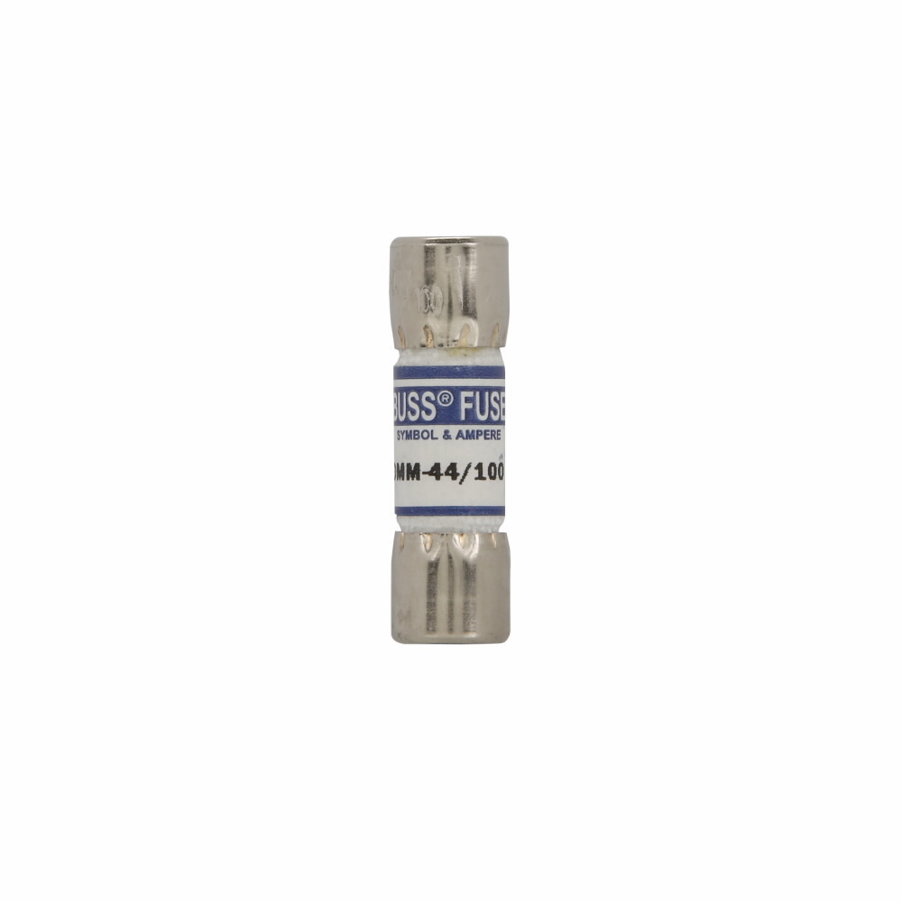Eaton Bussmann series DMM-B fuse, Fast acting fuse, Multimeters only, 0.44 A, Non-indicating, Ferrule end x ferrule end, 10 kAIC at 1000 Vac/dc, Standard, 1000 V, 1000 Vdc