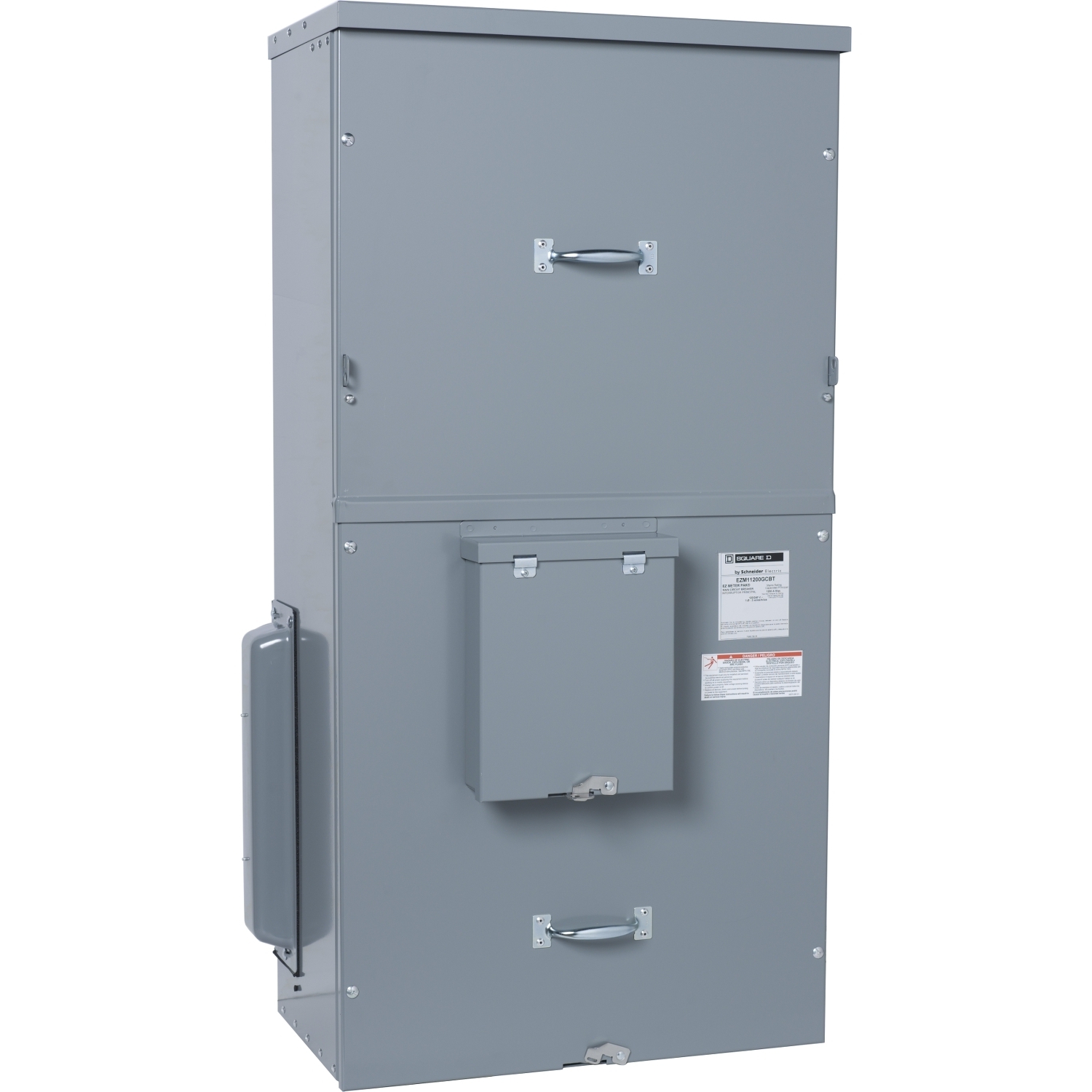 EZM11200GCBT Main Unit, EZ Meter Pak, 1200 Amp, 120/240V, 1 Phase, 3 Wire, Aluminum Busbar, 65 kA SCCR, Main Breaker, OH
