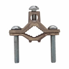 1/2 TO 1 GROUND CLAMP BARE WIRE STL SCRW