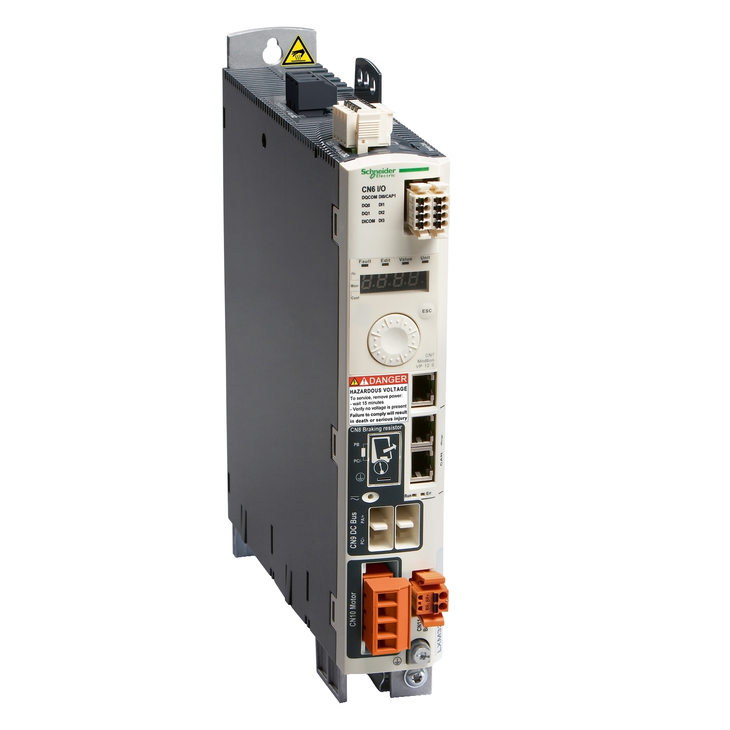 motion servo drive, Lexium 32, 9A, single phase, supply voltage 115 to 230V, 0.3 to 0.5kW, IP20
