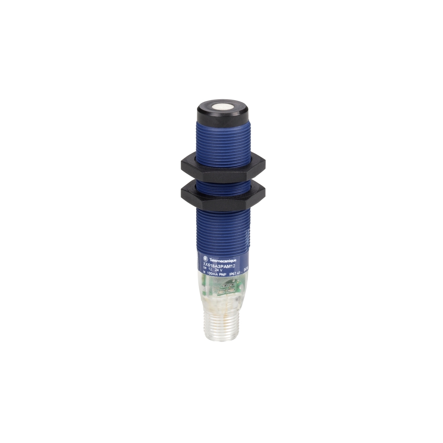 Ultrasonic sensors XX, ultrasonic sensor cylindrical M18, Sn 0.5 m, 4...20 mA, M12 connector