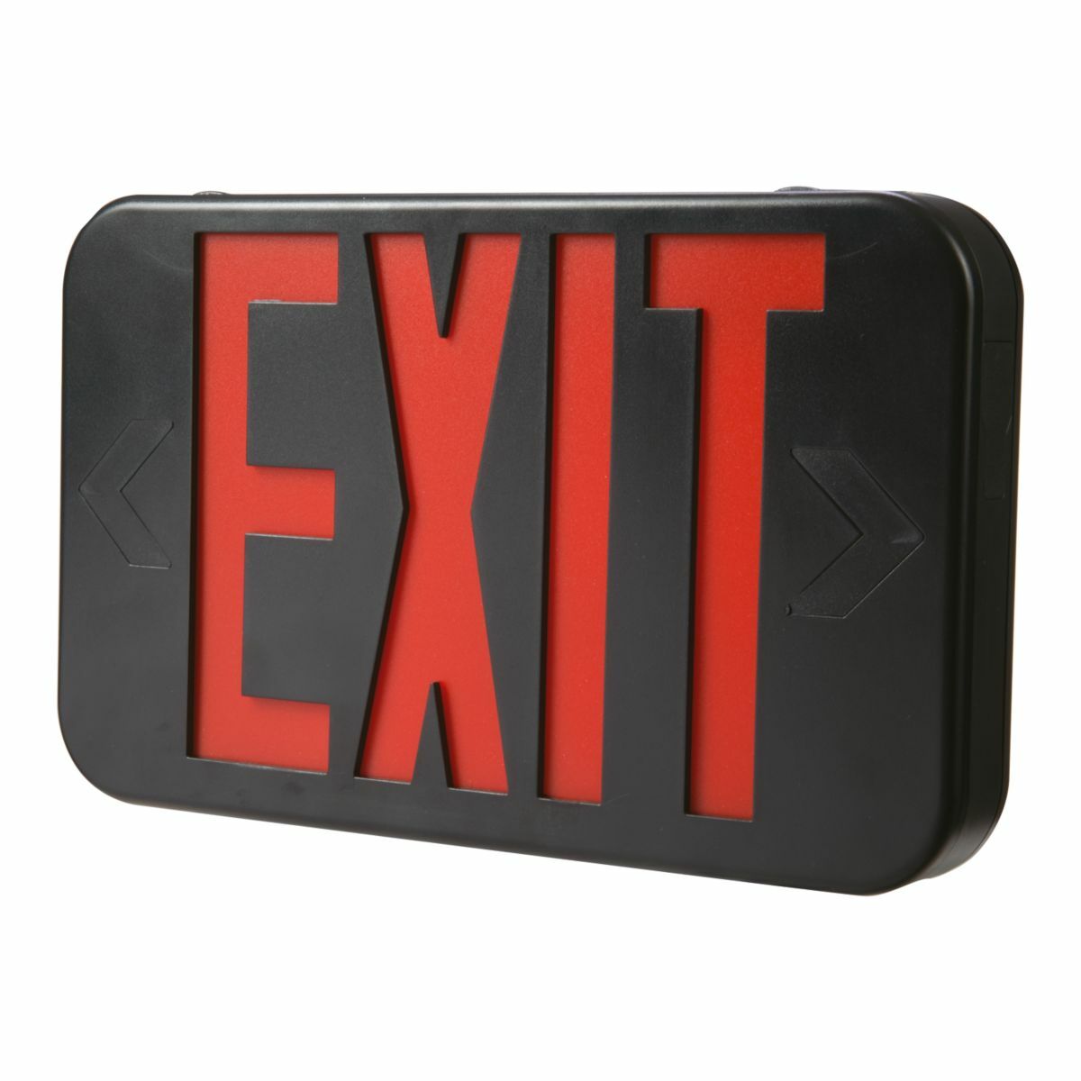 APX Series Exit Light,no battery (AC only),Universal face option,Green letter,black housing