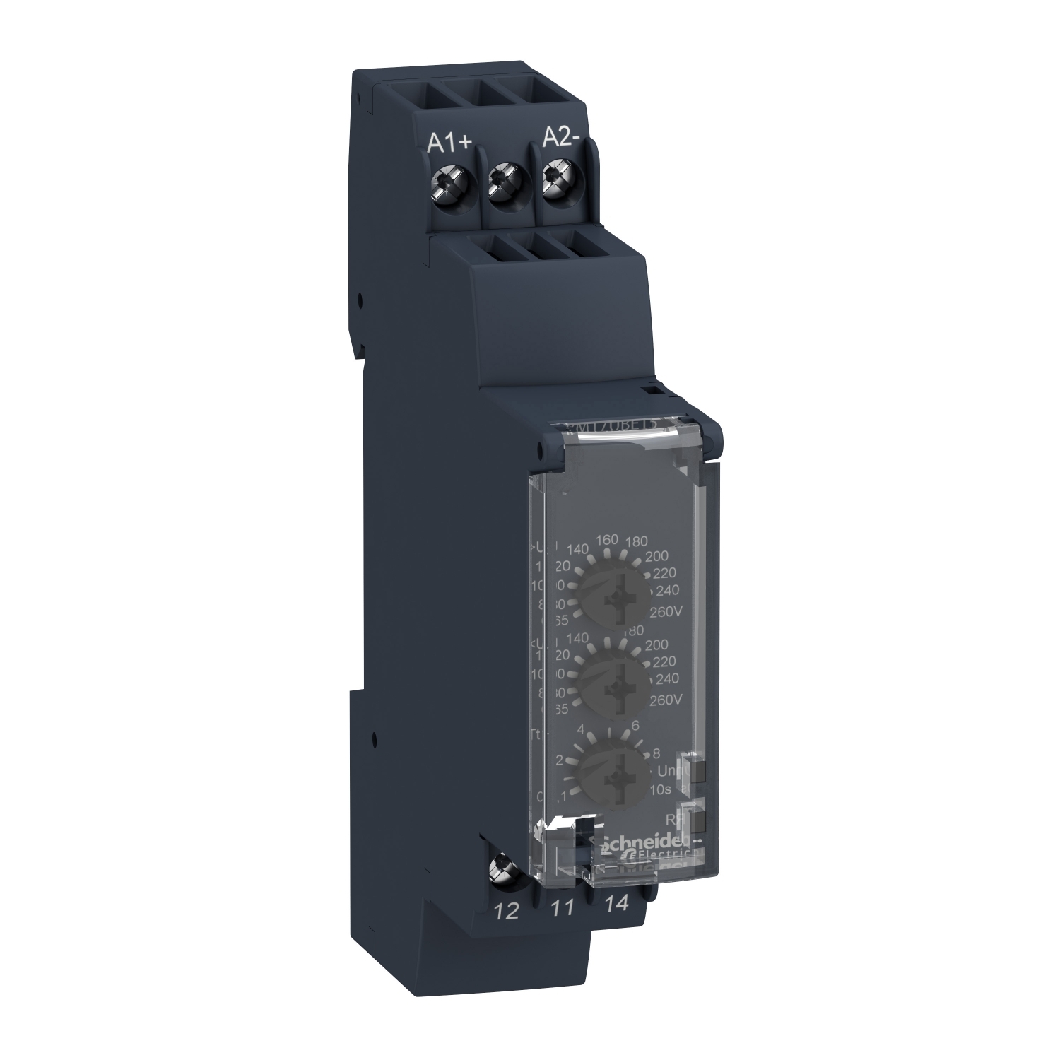 voltage control relay, Harmony Control Relays, 5A, 1CO, overvoltage and undervoltage detection, 65?260V AC DC