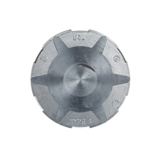 H200CAP T&B Capoff With Thermoplastic Insulated Throat, 2 in, For Use With Rigid/IMC Conduits, Zinc