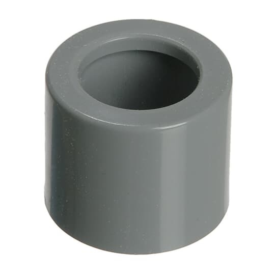 Reducer Bushing, Size 1-1/4 Inch x 3/4 Inch, Length 1-1/64 Inch, Material PVC, Color Gray, For use with Schedule 40 and 80 Conduit