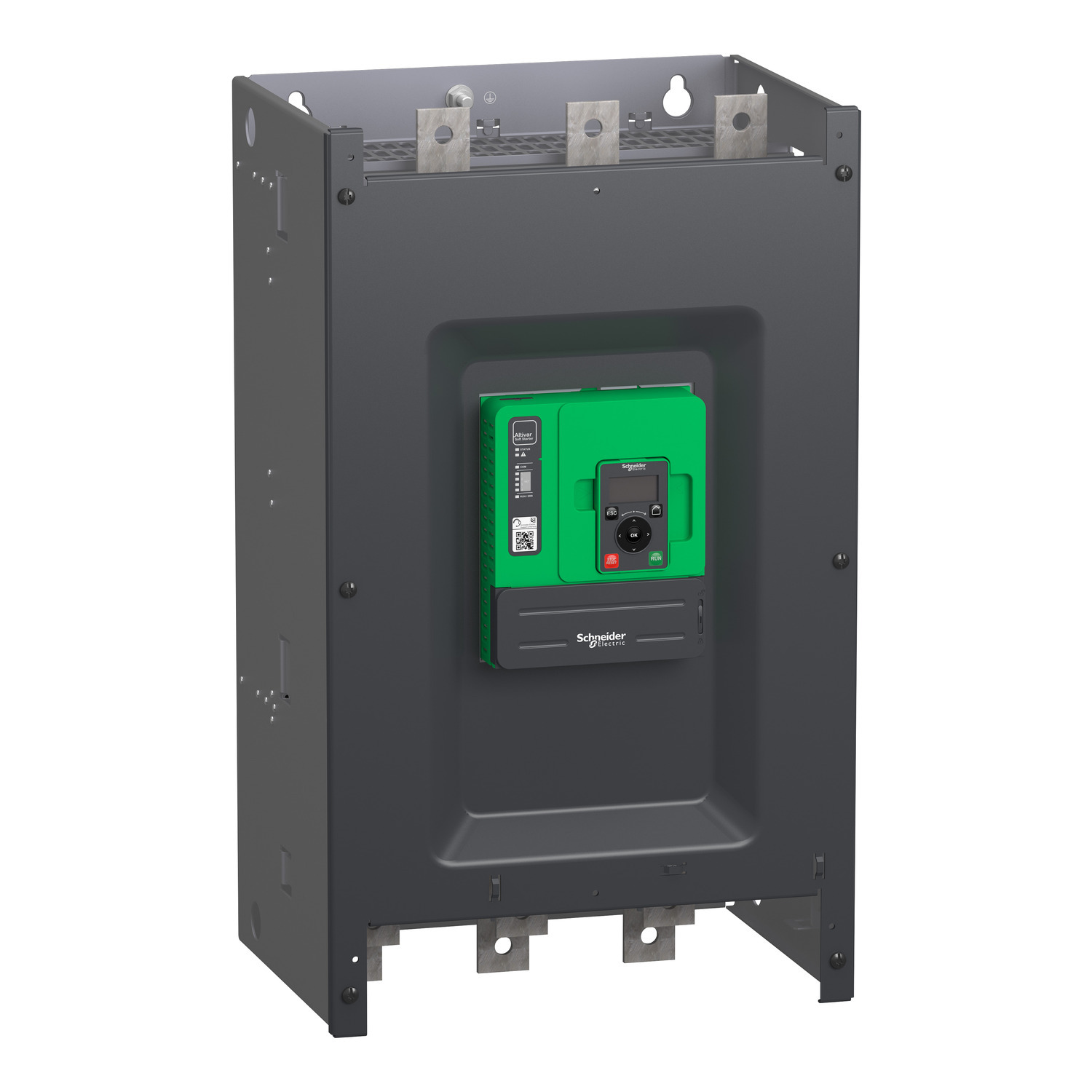 Soft starter, Altistart 480, 410A, 208 to 690V AC, control supply 110 to 230V AC