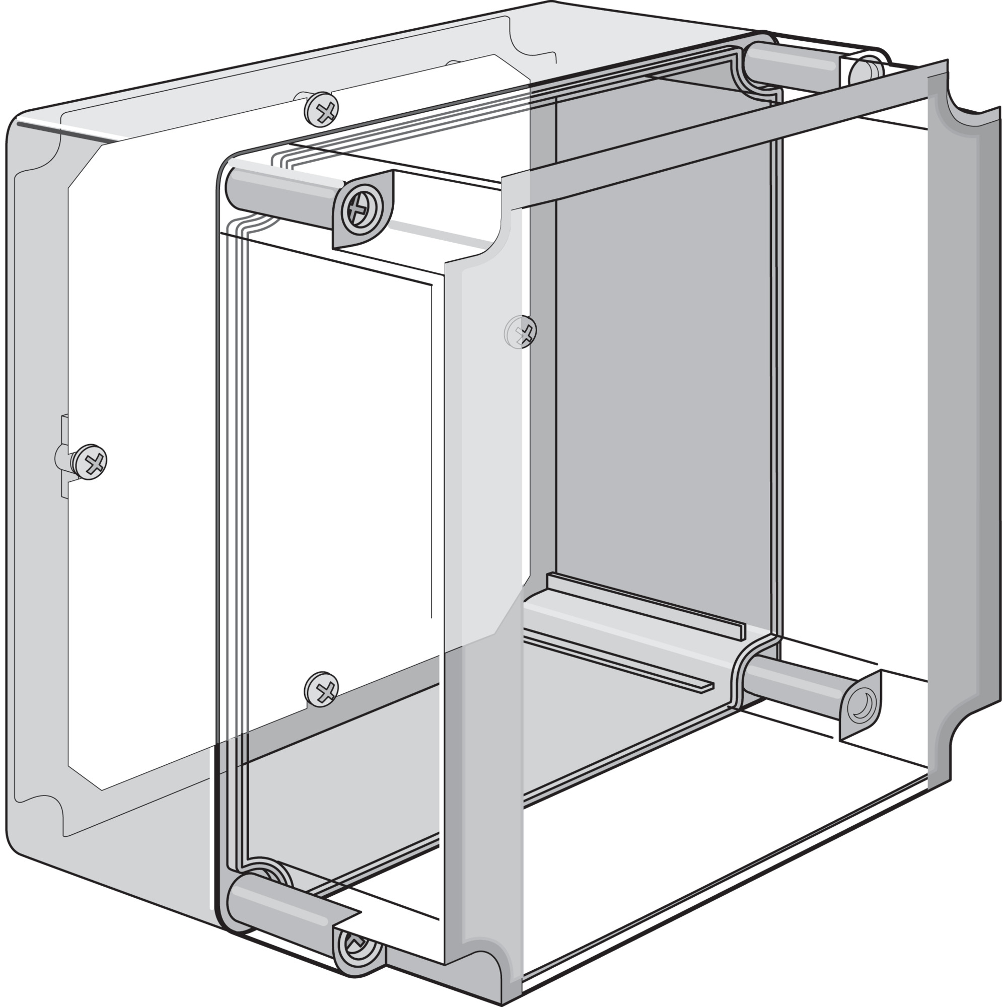 Mounting plate, 125x175