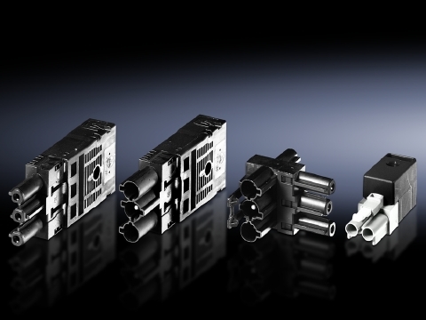 Connection accessories for self-assembly, Connectors for connection component through-wiring