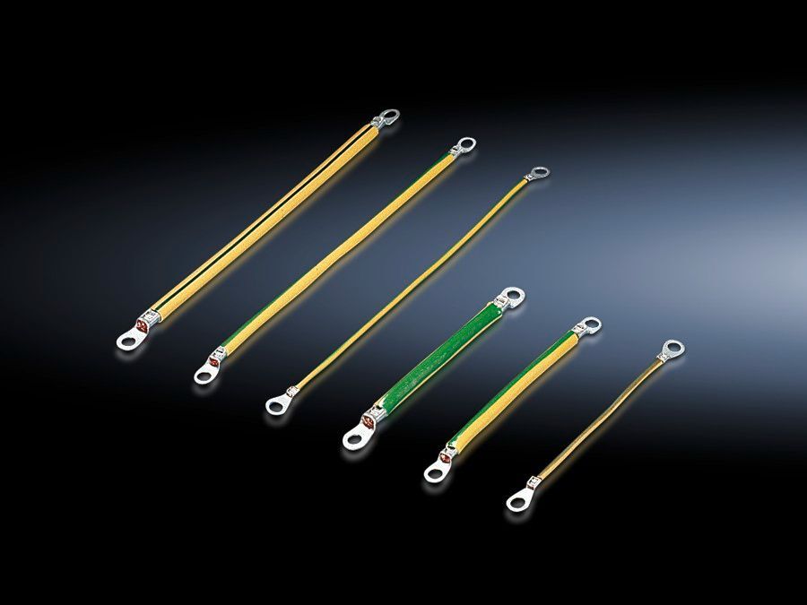 SZ Earth strap, connection: M6-M8, for diameter 10 mm, L: 300 mm