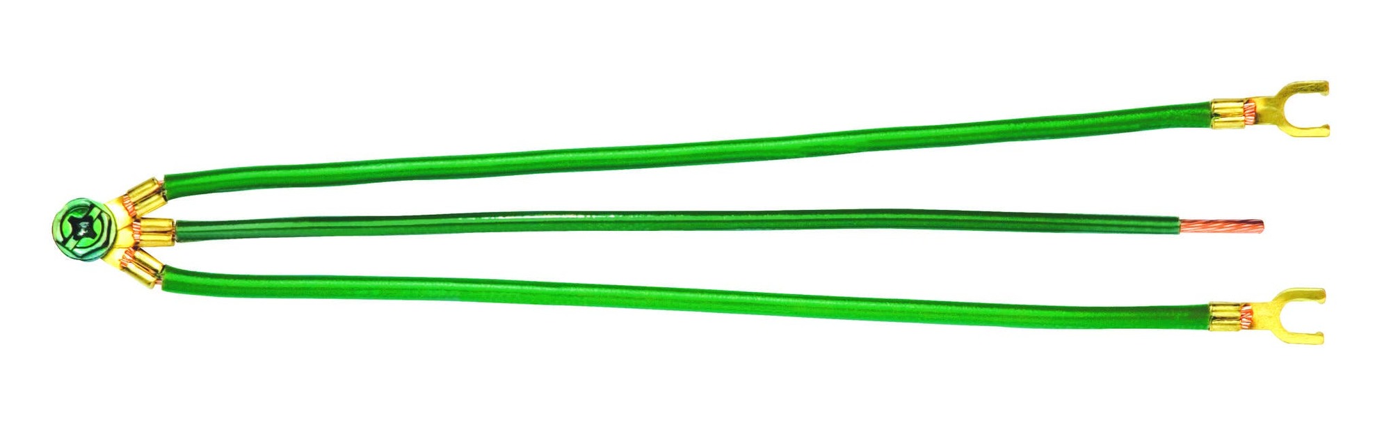 IDEAL, Grounding Tail, Combo, Length: 8 IN, Wire Size: 12 AWG, Wire Type: Solid, Includes: Tail With Lloop & Ground Screw And Stripped End