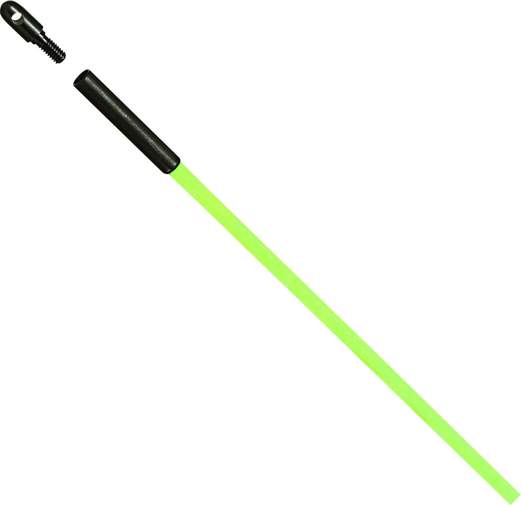 Tuff-Rod Extra Flex Glow Fishing Pole Kit, Size: 3/16 IN, 12 FT Length, Pale Green, Fiberglass Rod, Use To Reach And Pull Wires Over Suspended Ceilings, In Cable Trays Or Through Interior Walls
