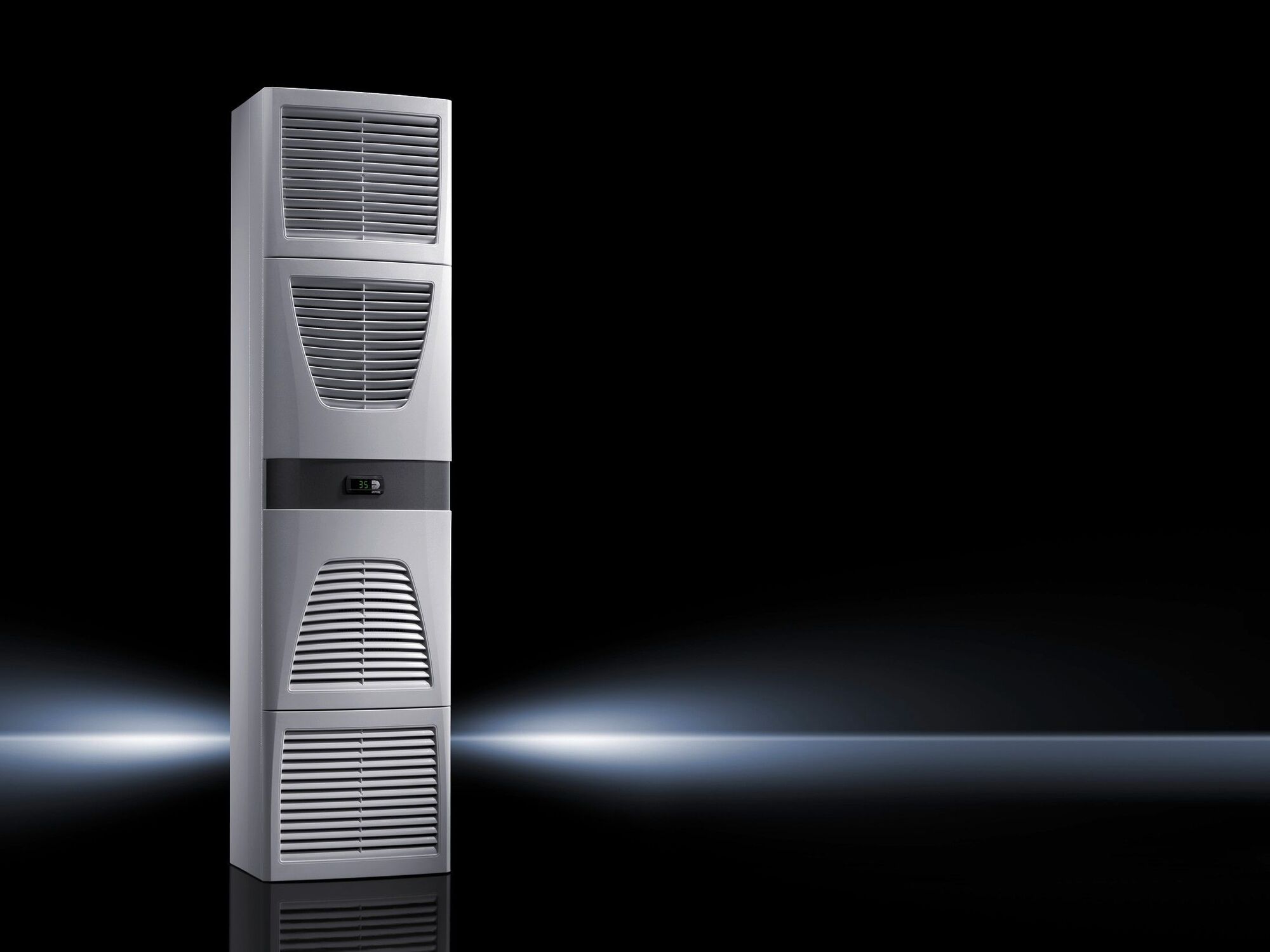 SK cooling unit Blue e, wall-mounted, 3.95 kW, 400-460 V, 3PH, 50/60 Hz, carbon steel, WHD: 500 x 1580 x 340 mm