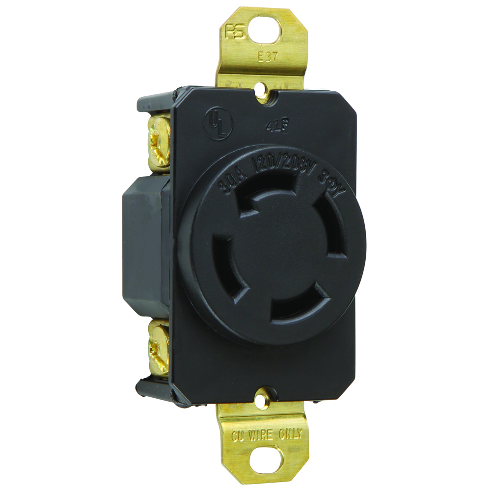 Receptacle Single 30amp 120/208volt 3phase-y