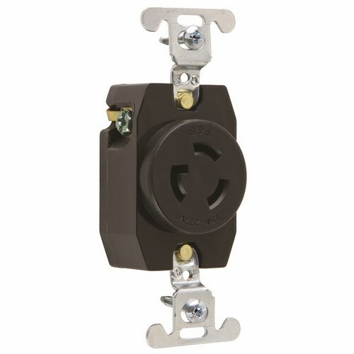 Turnlok Single Receptacle 3wire 15amp 277v