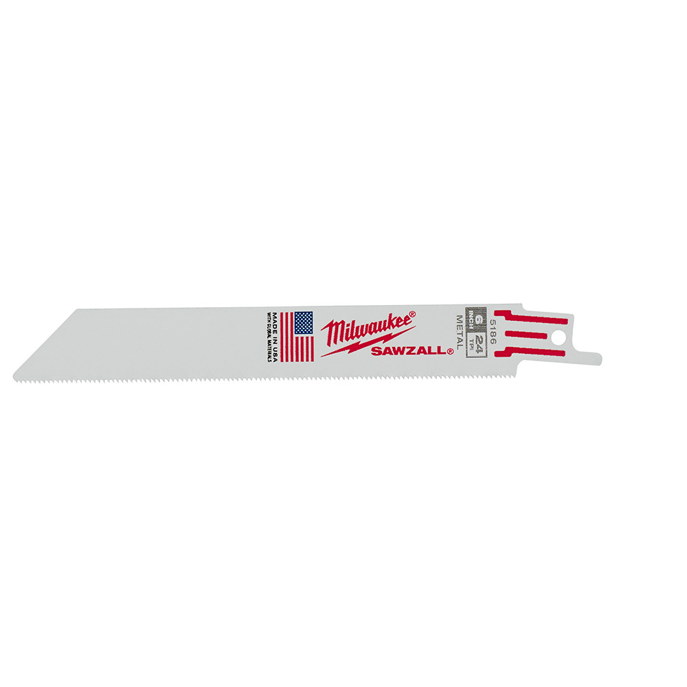 6 in. 24 TPI Thin Kerf SAWZALL Blades 5PK