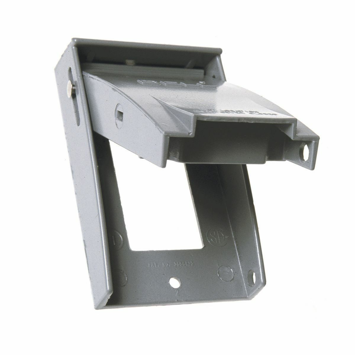 1G RAYNTITE VERTICAL WP COVER GFCI - GRAY
