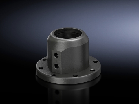 Wall/base mounting bracket, CP 40, steel, color: RAL 7024, produkt group: Used with static loads ranging from 400 to 1800 N. Endless possibilities for combination, with a broad diversity of functions. Reliable cable protection in all applications. Perfect planning tool for fast, safe design of the support arm system to suit your application.