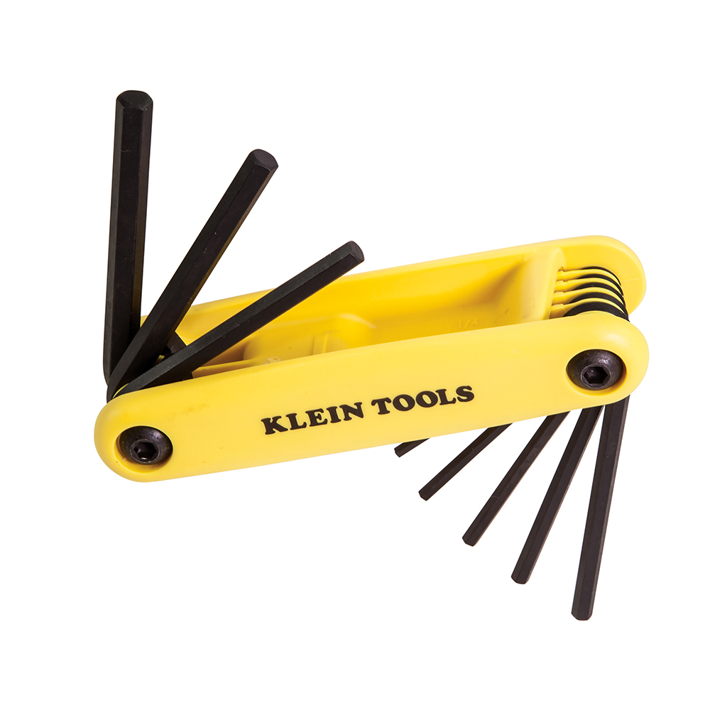 Grip-It Hex Key Set, 9-Key, 4-1/2-Inch Handle, SAE Sizes
