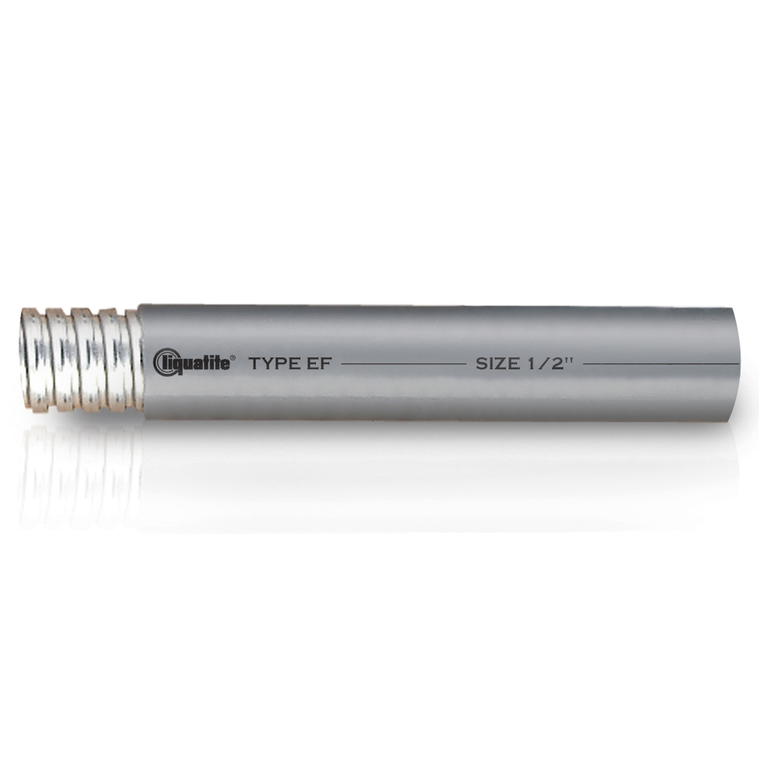 EF 11 GRAY 1/2 IN. 100 FT.CTN. This non-UL flexible liquidtight conduit is a competitive grade version of our type LT designed for a variety of installations requiring motion, vibration and bending. It offers good mechanical and moisture protection to enclosed conductors.