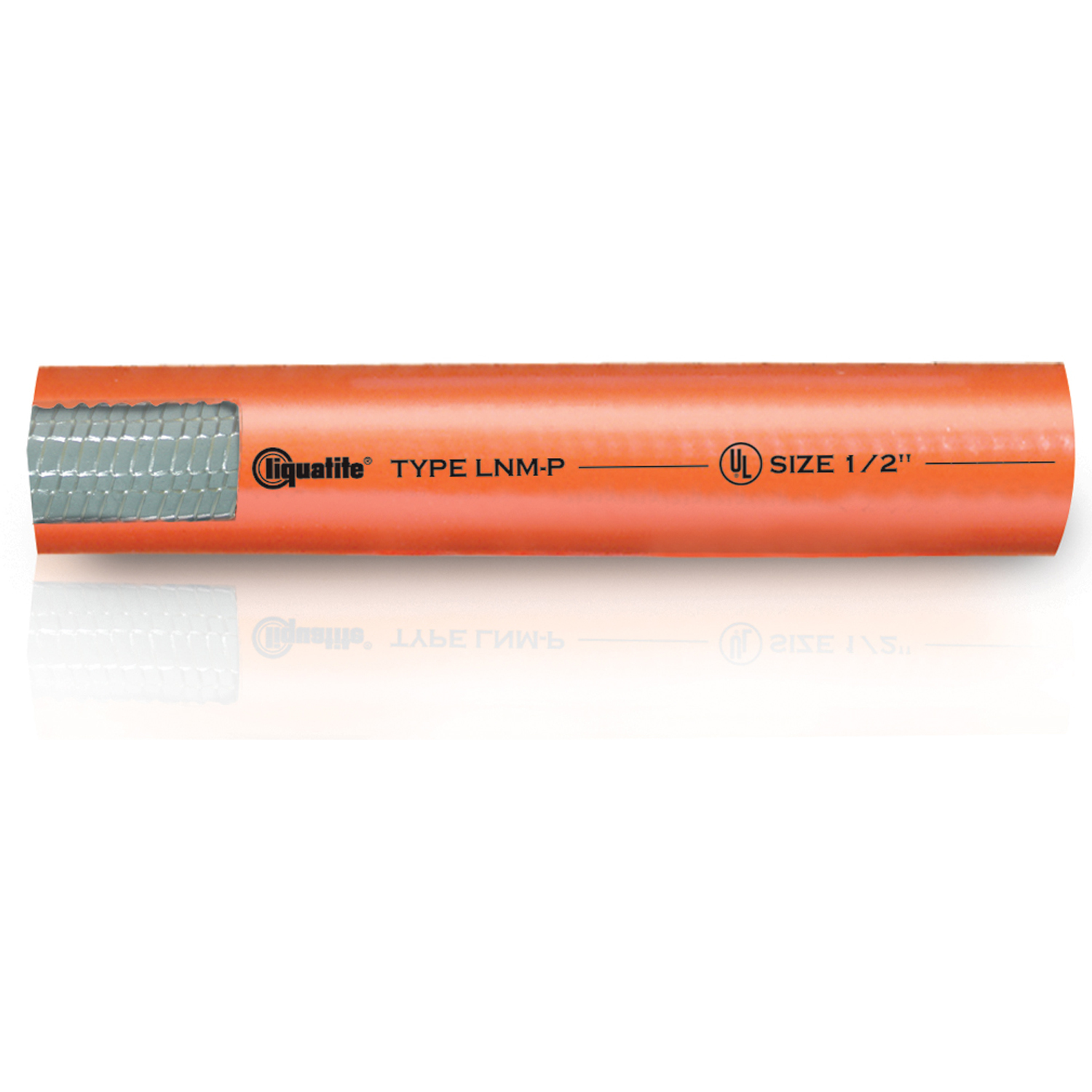 LNM-P 14 ORNGE1-1/4IN.100FT.CT This UL and CSA listednonmetallic liquidtight conduit is ideally suited for continuous flexing situations. It is often specified in Power Track or cable carrier installations and on industrial robots. It does not contain a metal core which could fatigue from repeated flexing or vibration.