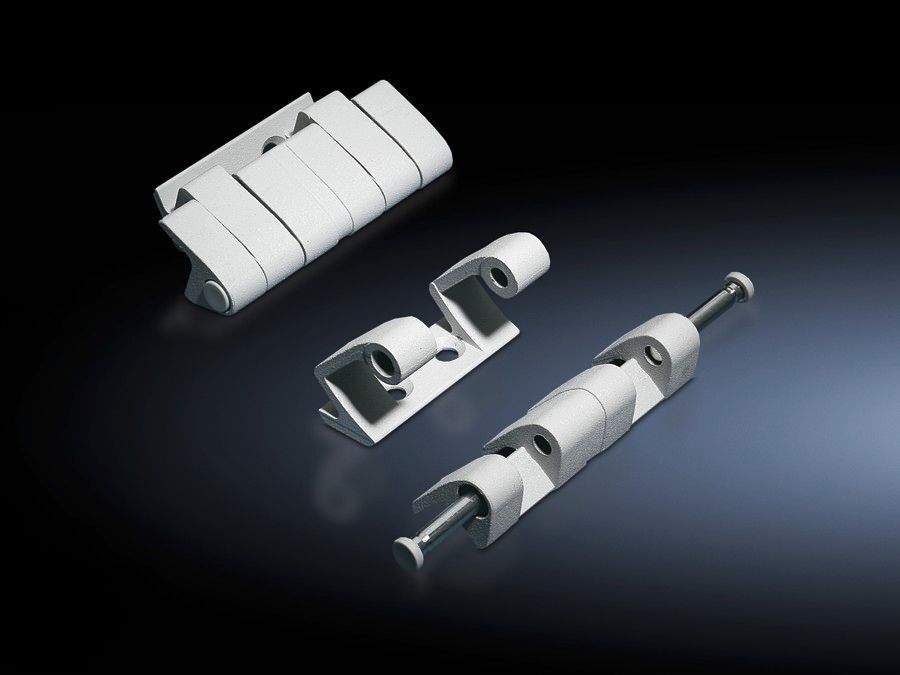 TS hinge 180, for TS, VX SE, carbon steel door, RAL 7035