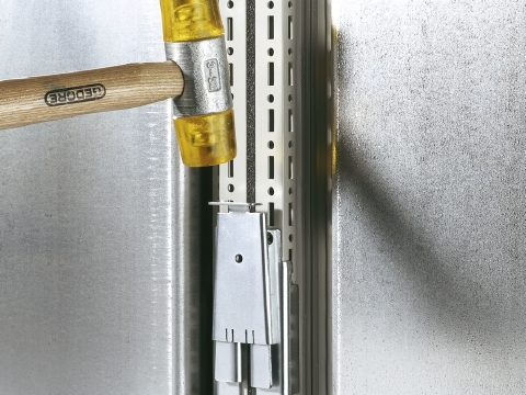Quick-fit baying clamp, three-piece, for TS/TS