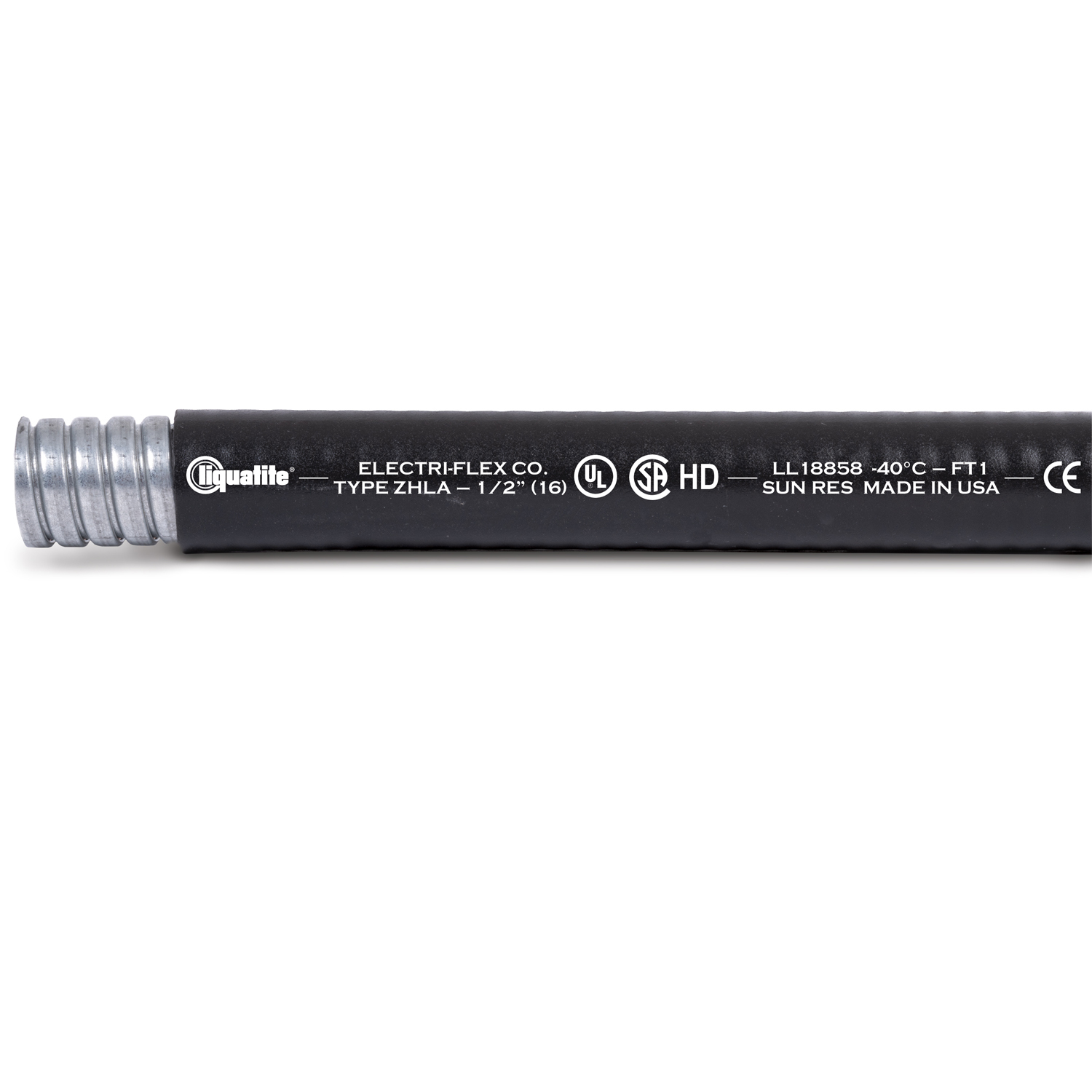 ZHLA 12 BLACK 100FT.CTN. Non-halogen, low smoke and low flame spread make Type ZHLA a proven choice for applications where limiting toxic materials of combustion are an important issue. Since ZHLA is also UL listed and CSA Certified for Heavy-Duty applications, it is ideal for field installation in confined, public areas such as subways, tunnels, etc.
