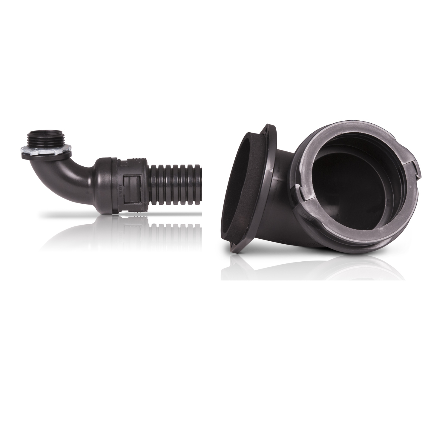 CF 20 3/8IN ANG 25PC UNIT PKG Type CF and CFF nonmetallic straight connectors are UL Recognized andintended to be used with Corrlok corrugated nylon Mechanical Protection Tubing (MPT) Types CL, CLR and CLFR. They are used as a UL / CSA component within OEM equipment
