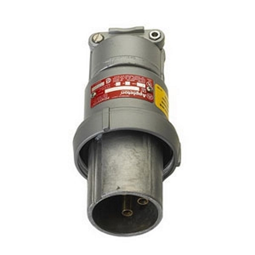 Powertite; Shell and Extra Pole Only Grounding Style 2 Clamping Ring Plug; 30 Amp, 600 Volt AC at 50 - 400 Hz/250 Volt DC, 4-Pole, 3-Wire, 3 Phase, Pressure Wire Terminal