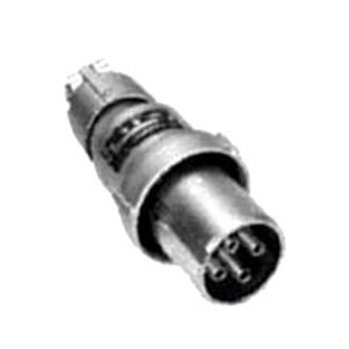 Powertite; Shell and Extra Pole Only Grounding Style 2 Metallic Clamp Ring Plug; 60 Amp, 600 Volt AC at 50 - 400 Hz/250 Volt DC, 3-Pole, 2-Wire, 1 Phase, Pressure Wire Terminal