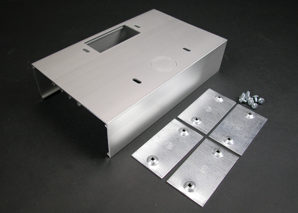 Raceway Wall Box Connector Fitting With Accessories; Aluminum