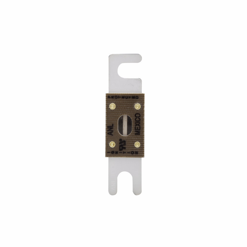 Eaton Bussmann series ANL circuit limiter, 235A, 6 kAIC at 32 Vac, 2.7 kAIC at 80 Vdc, Blade end X blade end, Stud, Non Indicating
