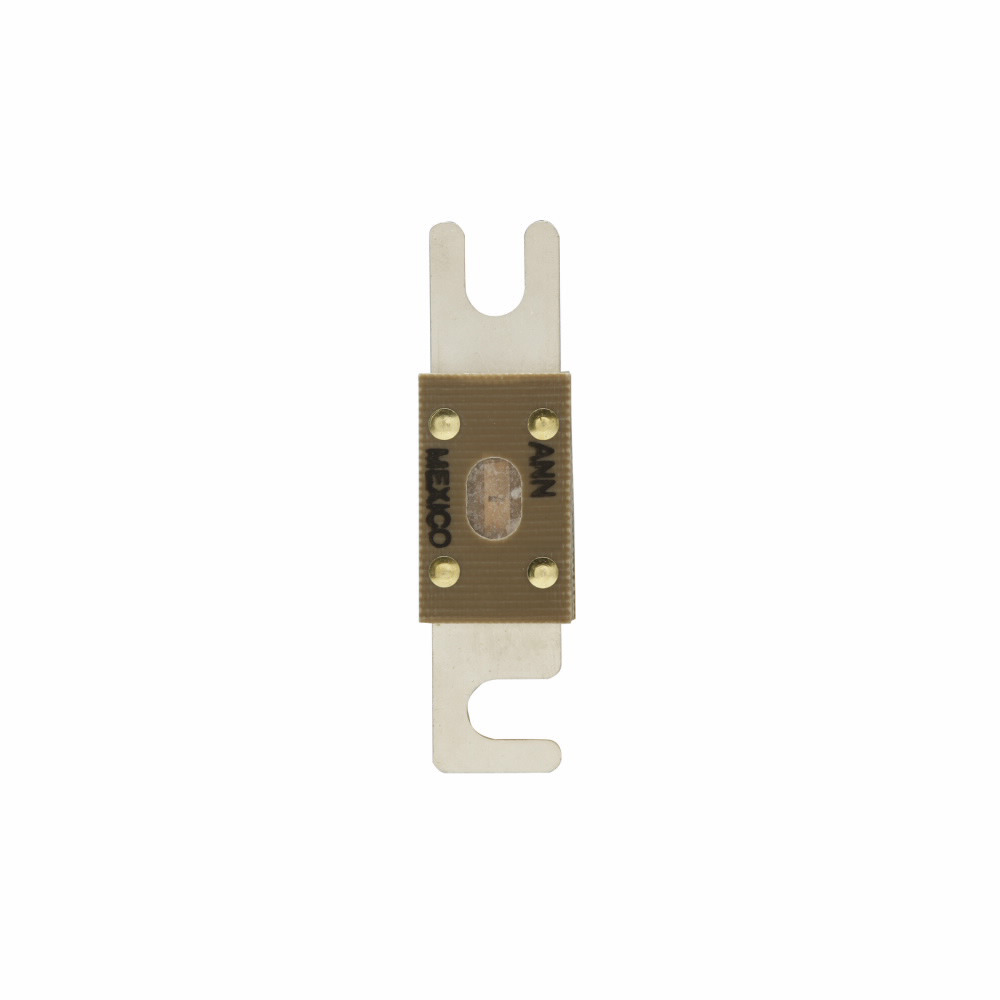 Eaton Bussmann series ANN circuit limiter, 100A, 2.5 kAIC at 125 Vac, 2.7 kAIC at 80 Vdc, Blade end X blade end, Stud, Non Indicating