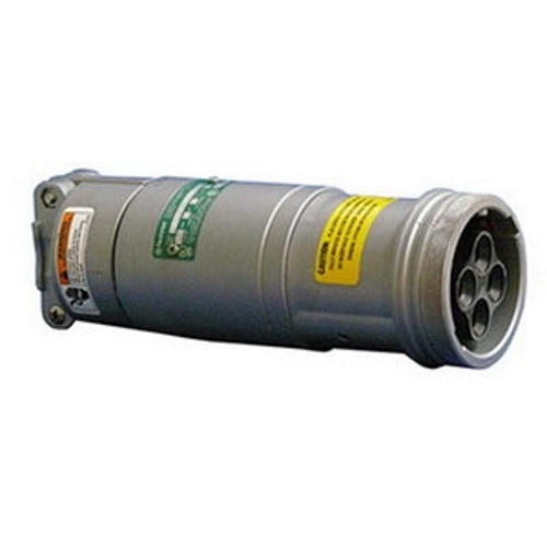 3-Phase Grounding Style 2 Weatherproof Pin and Sleeve Connector Body, 30 A, 4 Poles, 3 Wires