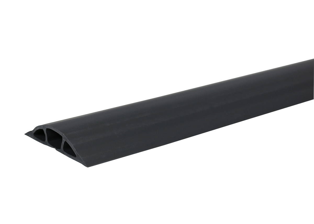  Flex; Pancake; Non-Metallic Overfloor Raceway; 5 ft Length, Beige