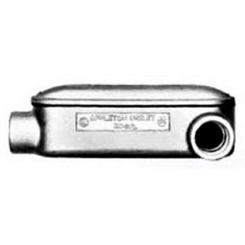 Mogul Unilet; Type LL Conduit Outlet Body; 2 Inch, Threaded, Malleable Iron