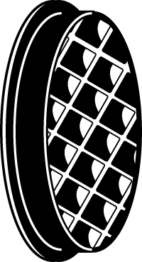 Juno T569BL, 3-3/4-in Square Cell Louver