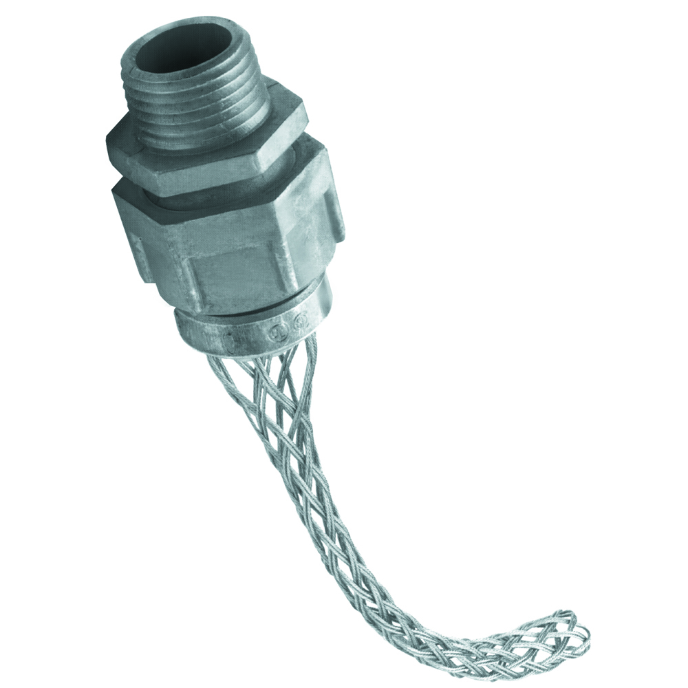 Cord Grip Male Straight, 3/4 NPT, 0.560-0.625