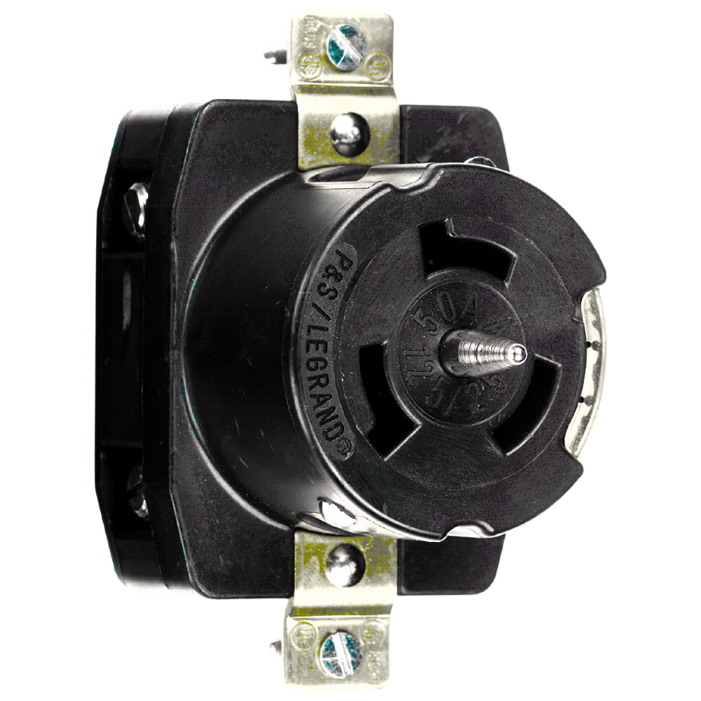 Receptacle California Standard Style 50amp 3phase 480volt Turnlok