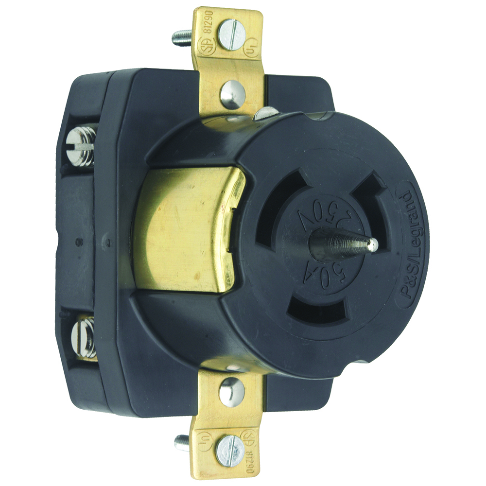 Receptacle California Standard Style 50a/250volt Turnlok