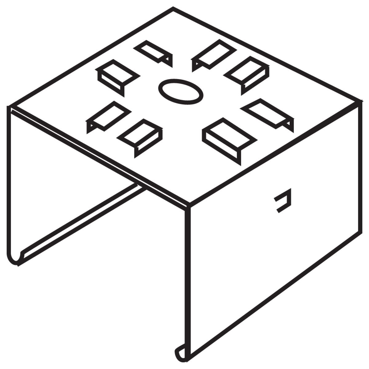 Zip T-Hanger - 1/2 IN spacer.