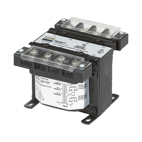 International Series Control Transformer, 500VA, Volts Primary: 240/415, 277/480, 230/400/460, 220/380/440, Volts Secondary: 120/240, 115/230, 110/220, Frequency: 50/60 HZ