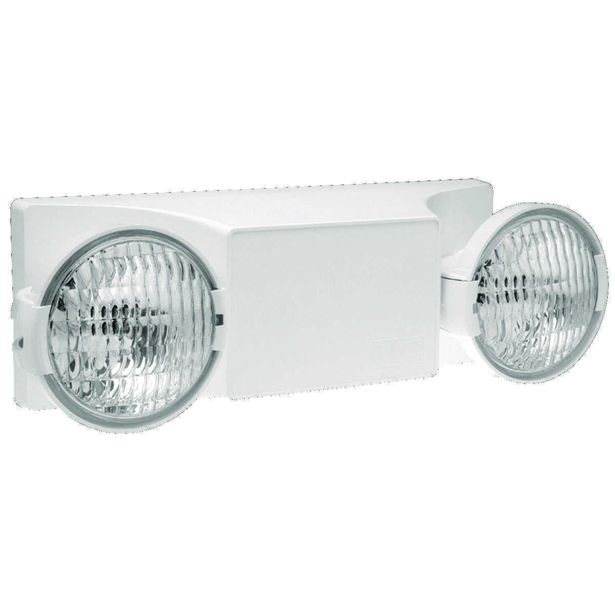 EZ-2 Series, Color: White, Number of Lamps: 2, Lamp Type: Incandescent, Voltage Rating: 120/277 VAC, Wattage: 10.8 W.