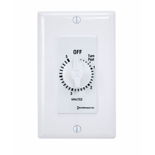 The FD Series White Decorator Auto-Off Timers are designed to replace any standard wall switch - single or multi-gang. This series of energy-efficient mechanical timers do not require electricity to operate. In addition, they automatically limit the ON times for fans, lighting, motors, heaters, and other energy consuming loads.