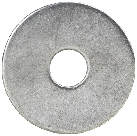 Fender Washer, Stainless Steel material, 3/8 in. inside diameter, 1-1/2 in. outside diameter