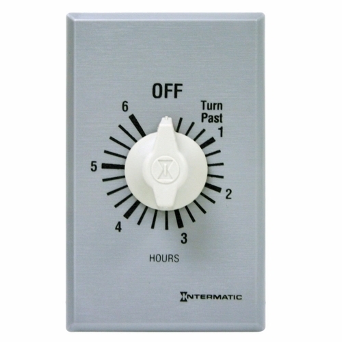 6 HOUR Commercial Auto-Off Timer is designed to replace any standard wall switch - single or multi-gang. This energy-efficient mechanical timer does not require electricity to operate. In addition, it automatically limits the ON times for fans, lighting, motors, heaters, and other energy consuming loads.